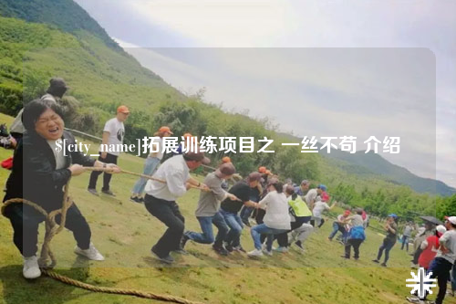巴中拓展训练项目之 一丝不苟 介绍